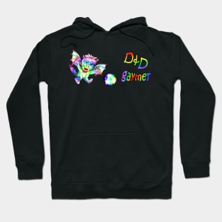 Cute dnd gaymer dragon and D20 Hoodie